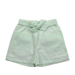 I Do Short Tinta Unita con Microfantasia per Bambina 4B530 VERDE I DO 
