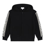 MARC JACOBS felpa in maglia tinta unita con zip Nero per Bambino W60290 NERO MARC JACOBS 