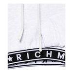 John Richmond Felpa Tinta Unita con Cappuccio E Elastico per Bambina RGP25111FE GRIGIO JOHN RICHMOND 