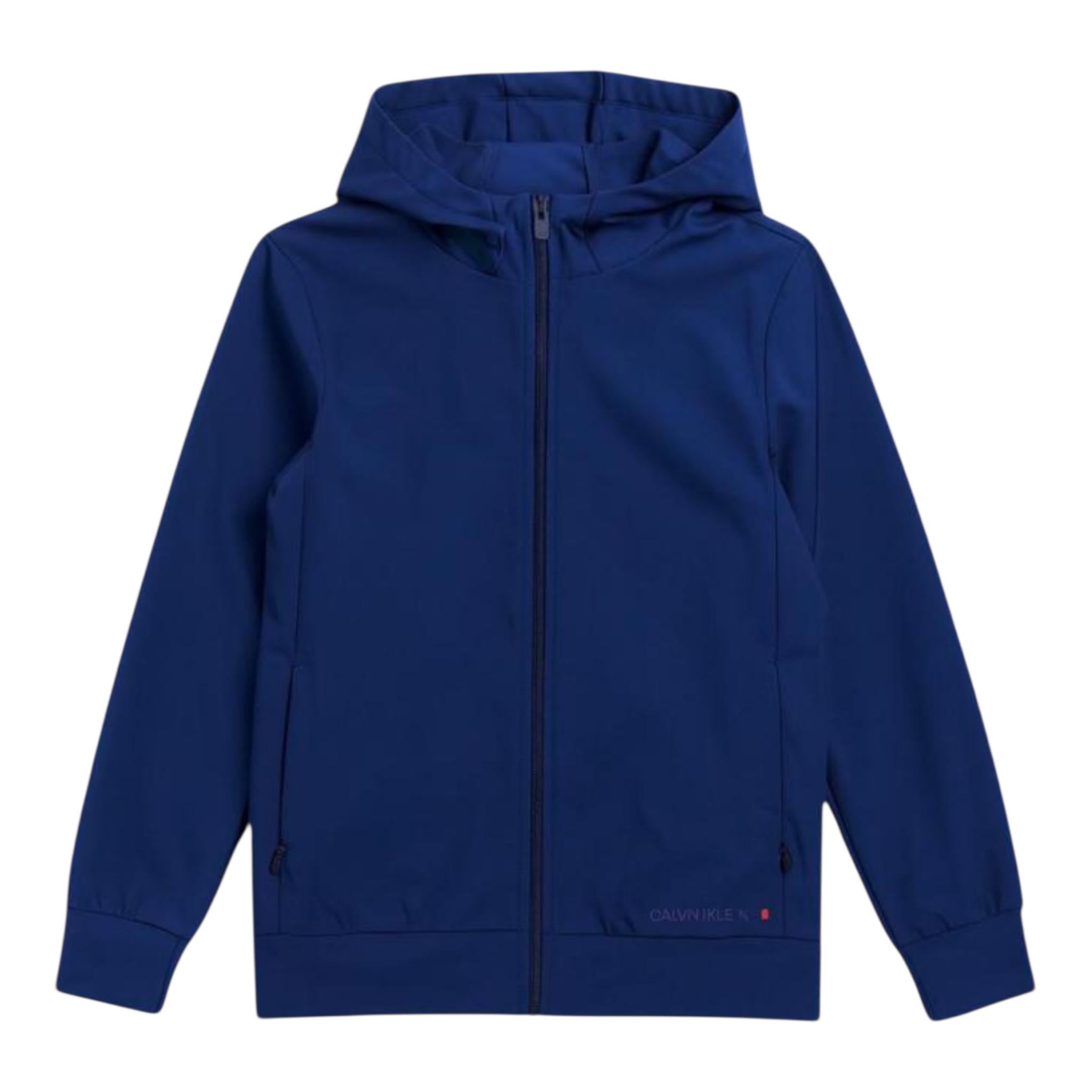 Save The Duck Giubbino Tinta Unita con Zip E Cappuccio per Bambino JF2212X BLU SAVE THE DUCK 