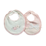 Mayoral Set 2 Pezzi Bavetta Bicolore per Neonata 9095 BIANCO/ROSA MAYORAL 
