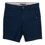 Tommy Hilfiger Bermuda Tinta Unita con Girovita Regolabile per Bambino KB0KB09641XX BLU TOMMY HILFIGER 