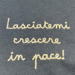 Saint Barth T-Shirt Girocollo Tinta Unita con Stampa per Bambino POT0002 BLU SAINT BARTH 