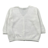 J.O. Milano Cardigan Tinta Unita Scollo A V per Neonato 573Z2 BIANCO J.O. MILANO 