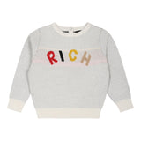 JOHN RICHMOND maglia tinta unita girocollo con stampa Panna per Neonato RIA24068MA PANNA JOHN RICHMOND 