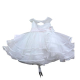 Modi Collezione Abito Cerimonia Rinta Unita con Brillantini per Bambina J30807V BIANCO MODI COLLEZIONE 