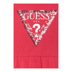 Guess Abito Giromanica Tinta Unita con Logo E Culotte per Neonata A5GK06K6YW4 FRAGOLA GUESS 