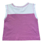 Juicy Couture Canotta Bicolore con Stampa per Bambina JBX6548 BIANCO/VIOLA JUICY COUTURE 