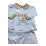 Isabel & Martinez Completo 2 Pezzi Shirt-Ghettina per Neonato IM25N479 AZZURRO ISABEL & MARTINEZ 