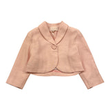 Please Giacca Tinta Unita con Bottoni per Neonata JB02270G73 ROSA PLEASE 