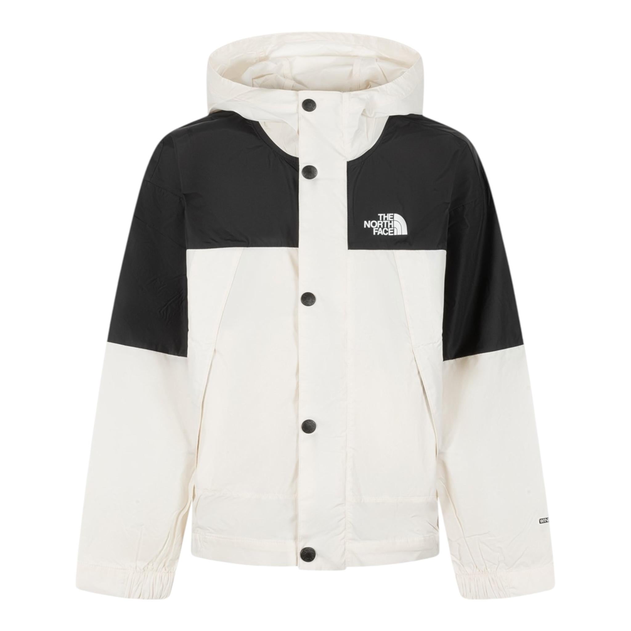 The North Face Giubbino Bicolore con Cappuccio per Bambino NF0A8B80QLI BIANCO/NERO THE NORTH FACE 