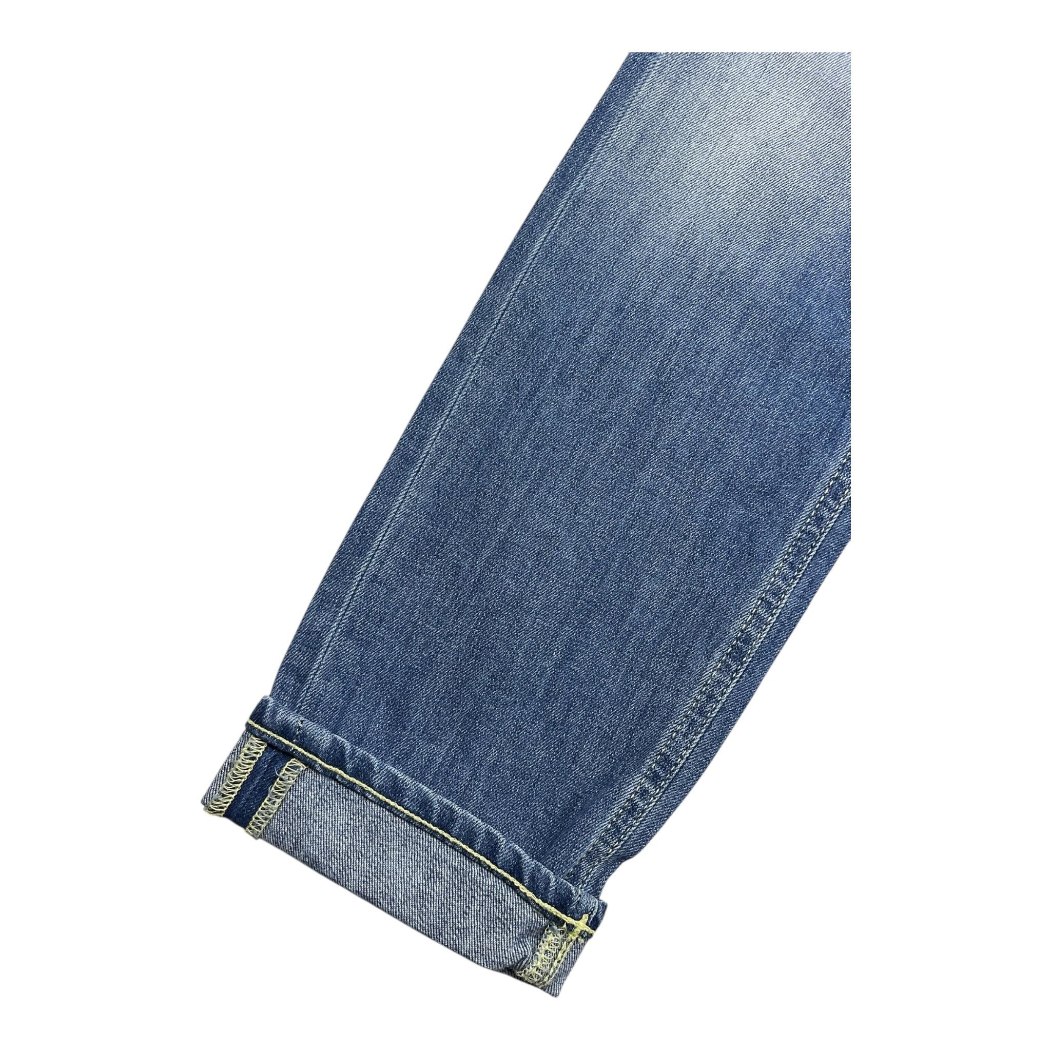 DONDUP jeans tinta unita con girovita regolabile Azzurro per Bambino DMPA276C AZZURRO DONDUP 