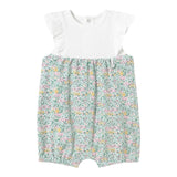 Mayoral Set 2 Pagliaccetti Bicolore per Neonata 1749 BIANCO/VERDE MAYORAL 