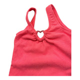 Mefui Costume Intero Tinta Unita per Bambina MJ250411CR ARANCIONE FLUO MEFUI 