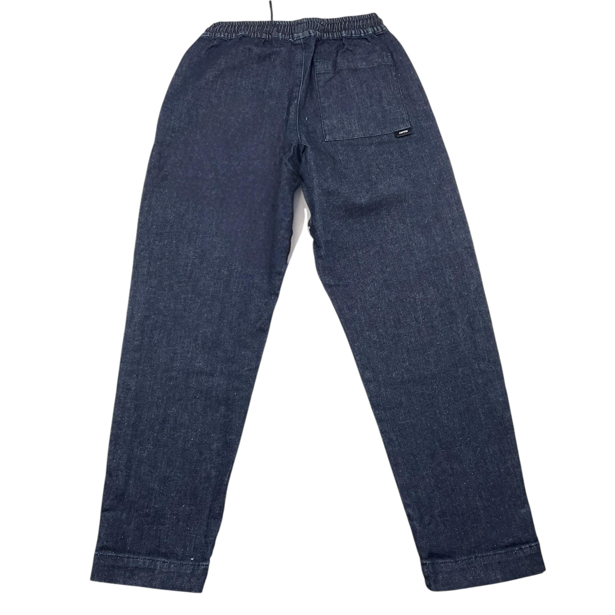 ASPESI jeans tinta unita con elastico in vita Blu per Bambino F24050PLJ0046X BLU ASPESI 
