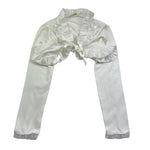 Monnalisa Coprispalle Tinta Unita con Balzed per Bambina 715802 PANNA MONNALISA 