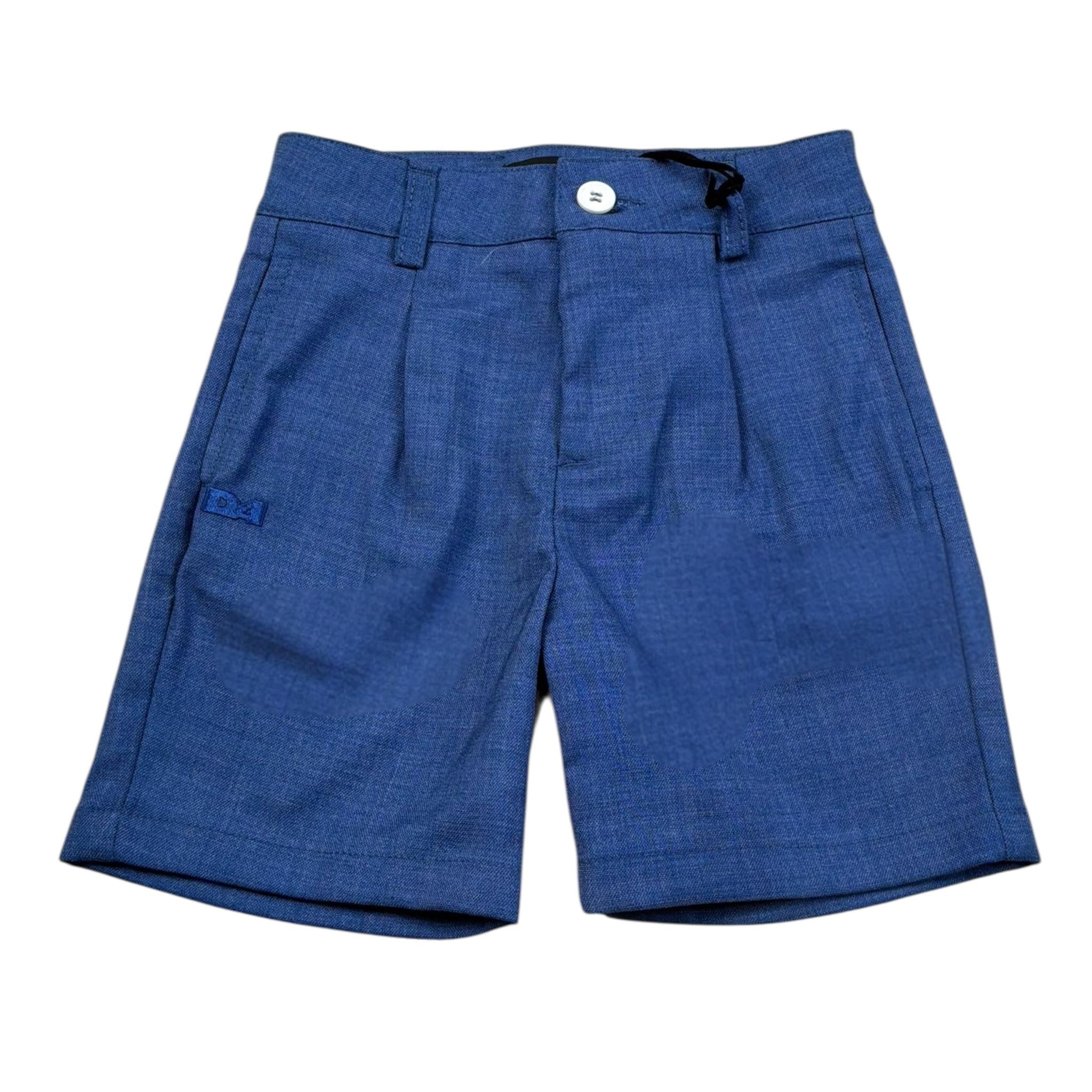 Daniele Alessandrini Bermuda Tinta Unita con Girovita Regolabile per Neonato 1296S00051N BLU DANIELE ALESSANDRINI 