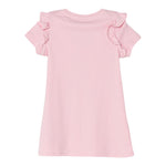 Guess Abito Giromanica Tinta Unita con Stampa per Bambina K5RK00KA6W4 ROSA GUESS 