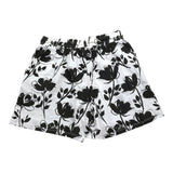 Yours Girl Short Bicolore Con Fantasia E Elastico In Vita Bianco Per Bambina