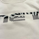 MET felpa girocollo tinta unita con stampa Bianco per Bambina ME583 BIANCO MET 