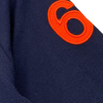 SUN68 polo manica lunga tinta unita con logo in contrasto Blu per Bambino A44312JX BLU SUN68 