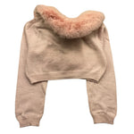 MISS BLUMARINE coprispalle tinta unita con colletto Rosa per Bambina IF3126J ROSA MISS BLUMARINE 