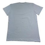 Zu+Elements T-Shirt Girocollo Tinta Unita con Stampa per Bambino ZU1608 AZZURRO POLVERE ZU+ELEMENTS 