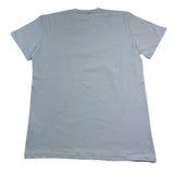 Zu+Elements T-Shirt Girocollo Tinta Unita con Stampa per Bambino ZU1608 AZZURRO POLVERE ZU+ELEMENTS 