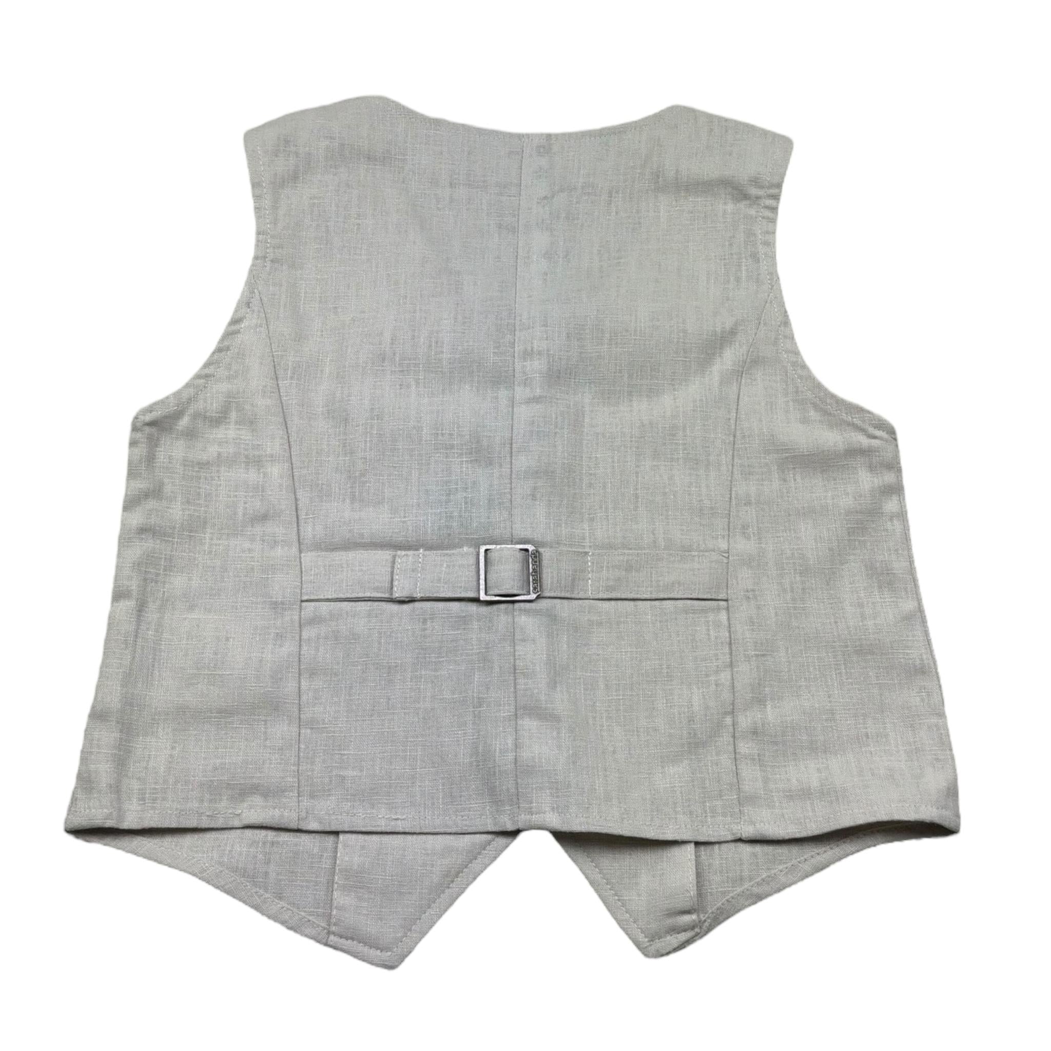 Sarabanda Gilet Tinta Unita per Bambino 0B674 BEIGE SARABANDA 