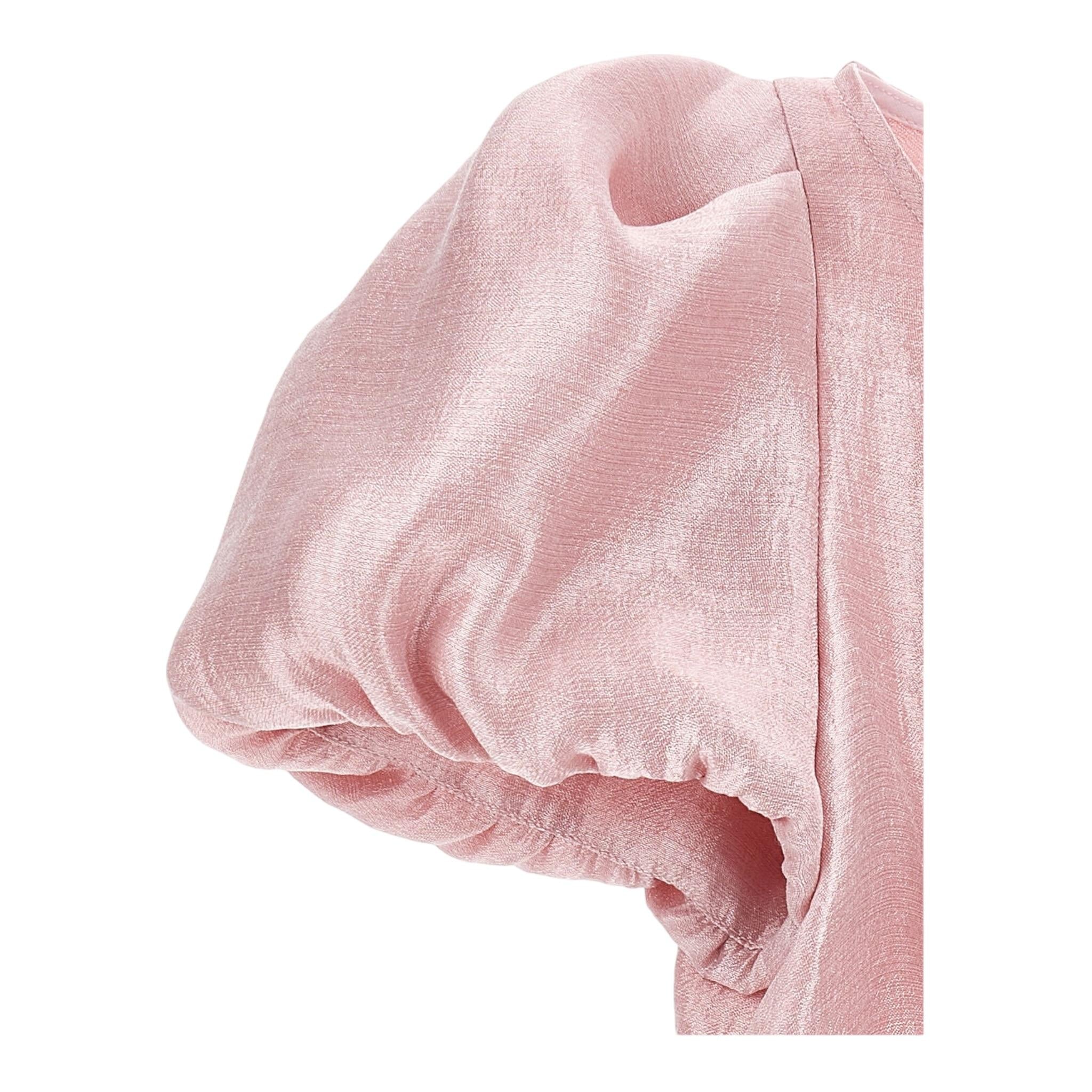 Monnalisa Top Tinta Unita Mezza Manica per Bambina 71E304 ROSA MONNALISA 