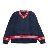 IL GUFO maglia tinta unita con profili in contrasto Blu per Bambino A24MA467EM109 BLU IL GUFO 