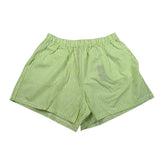 Dou Dou Short Fantasia A Righe con Brillantini per Bambina DW6B39 BIANCO/VERDE DOU DOU 