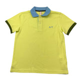Sun68 Polo Mezza Manica Tinta Unita per Bambino CPA35316 GIALLO SUN68 