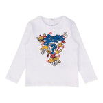GUESS shirt girocollo tinta unita con stampa Bianco per Neonato I4YI02K8HM4 BIANCO GUESS 