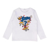 GUESS shirt girocollo tinta unita con stampa Bianco per Neonato I4YI02K8HM4 BIANCO GUESS 