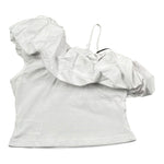 Marc Ellis Top Tinta Unita con Balze per Bambina JMJTP14169 BIANCO MARC ELLIS 