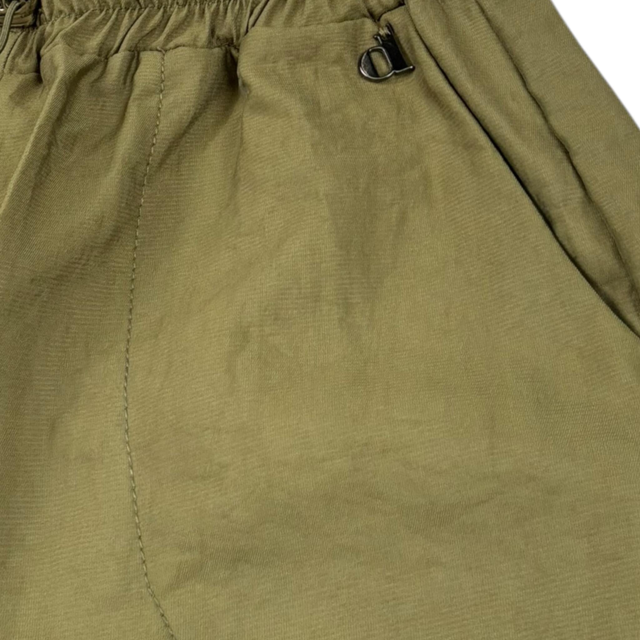 Dixie Pantalone Tinta Unita con Elastico In Vita per Bambina PEA0090G74 VERDE DIXIE 