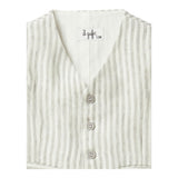Il Gufo Gilet Fantasia A Righe per Neonato P25GI005L1018 BIANCO/BEIGE IL GUFO 