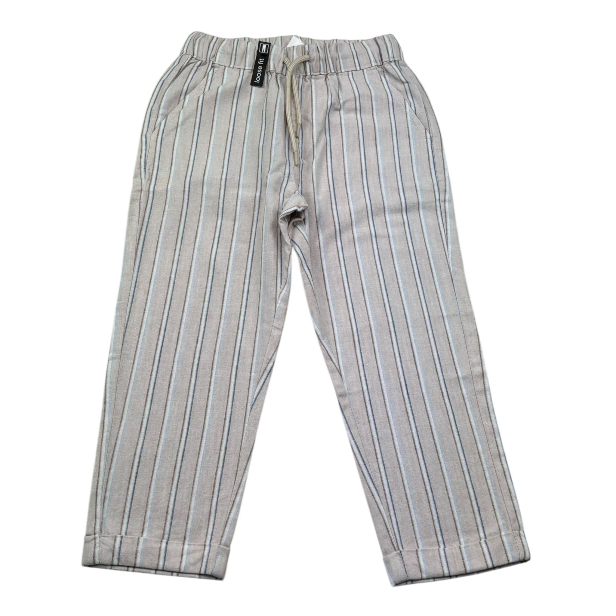 Sarabanda Pantalone Tinta Unita con Elastico In Vita per Bambino 0B063 BEIGE SARABANDA 