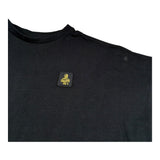 Refrigiwear T-Shirt Girocollo Tinta Unita con Stampa per Bambino R1101W255 NERO REFRIGIWEAR 