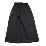 NAIDA pantalone tinta unita modello palazzo Nero per Bambina NAPA274 NERO NAIDA 