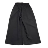 NAIDA pantalone tinta unita modello palazzo Nero per Bambina NAPA274 NERO NAIDA 