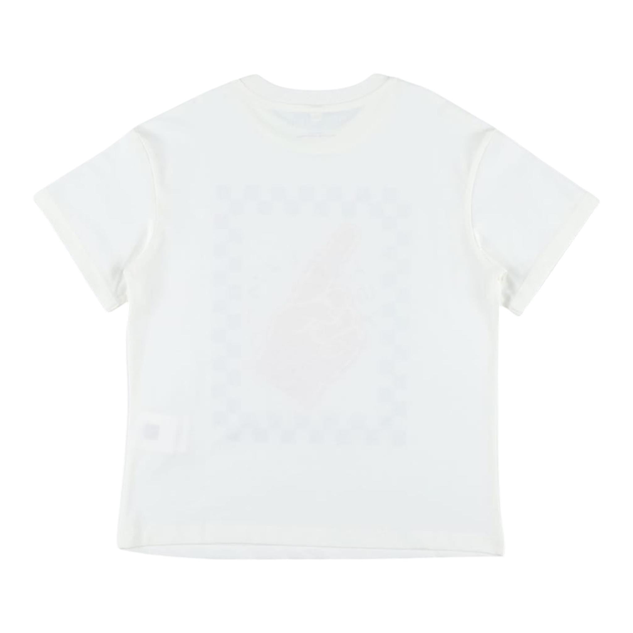 Stella Mccartney T-Shirt Girocollo Tinta Unita con Stampa per Neonato TW8R71N BIANCO STELLA McCARTNEY 
