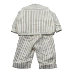 Marlu' Completo 3 Pezzi Camicia-Pantalone-Gilet per Neonato EM60461 PANNA MARLU' 