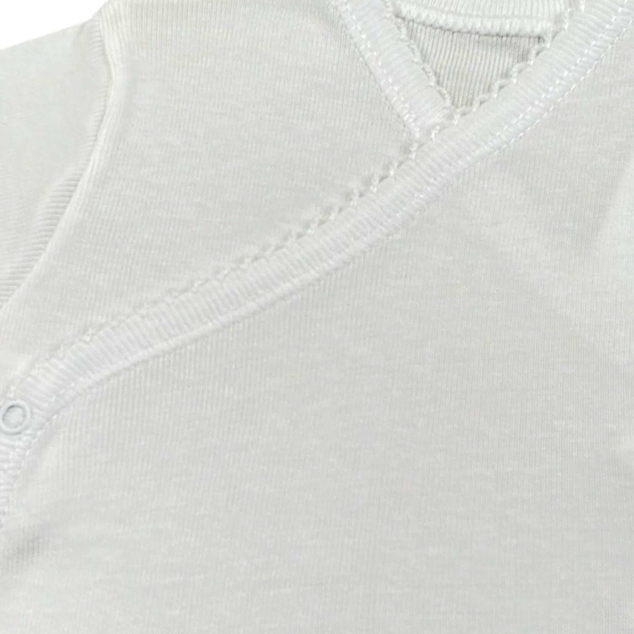 Calamaro Body Tinta Unita Mezza Manica per Neonata KWEE BIANCO CALAMARO 