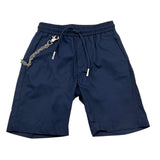 Antony Morato Bermuda Tinta Unita con Elastico In Vita per Bambino MKSH00092 BLU ANTONY MORATO 