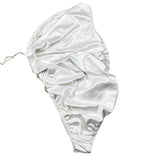 Fun & Fun Body Tinta Unita Monospalla per Bambina FNCJBD16379 BIANCO FUN & FUN 