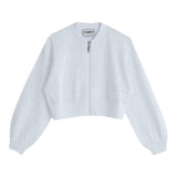 Iceberg Felpa con Zip tinta unita Traforata Bianco per Bambina MGICE5150J BIANCO ICEBERG 