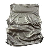 Lu Lu By Miss Grant Canotta Tinta Unita con Arriccio Laterale per Bambina LL3454 BRONZO LU LU BY MISS GRANT 