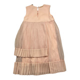 Twinset Abito Giromanica Tinta Unita Rosa Per Bambina